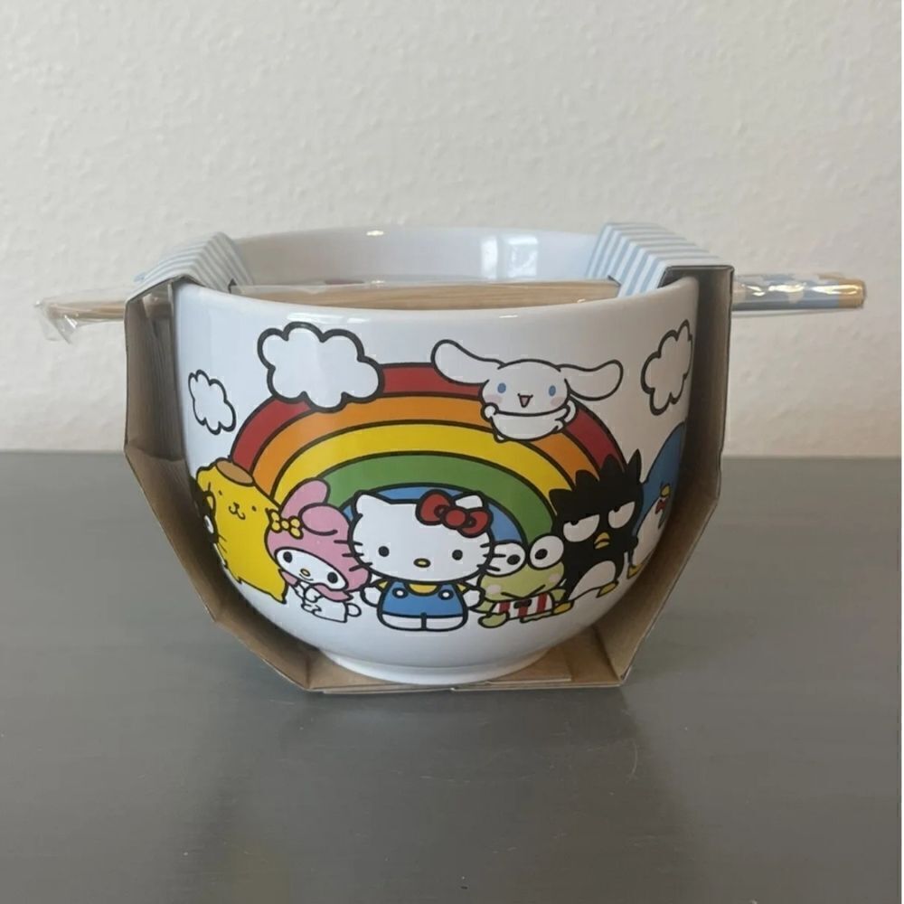 New! Random Ramen and Soup Bowls, Hello Kitty, Marie Aristocrats and Stitch!